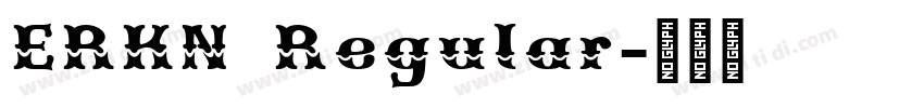 ERKN Regular字体转换 ERKN Regular字体转换